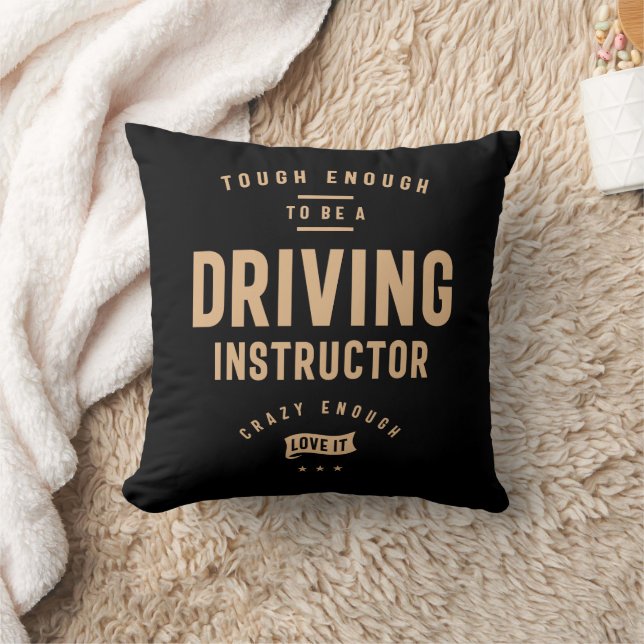 Rijinstructeur Funny Job Occupation Kussen (Deken)