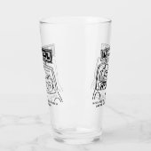 Rijinstructeur Gift Driving School Cartoons Glas (Links)