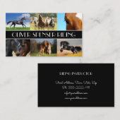 Rijinstructeur Horse Training School Visitekaartje (Voorkant / Achterkant)