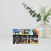 Rijinstructeur Horse Training School Visitekaartje (Staand voorkant)