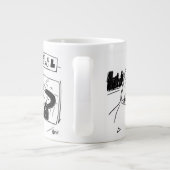 Rijinstructeur of examinator Cartoon Grote Koffiekop (Achterkant)