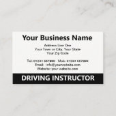 Rijinstructeur QR Code Visitekaartje (Voorkant)