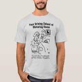 Rijinstructeur Rijschool Leer autorijden T-shirt (Voorkant)