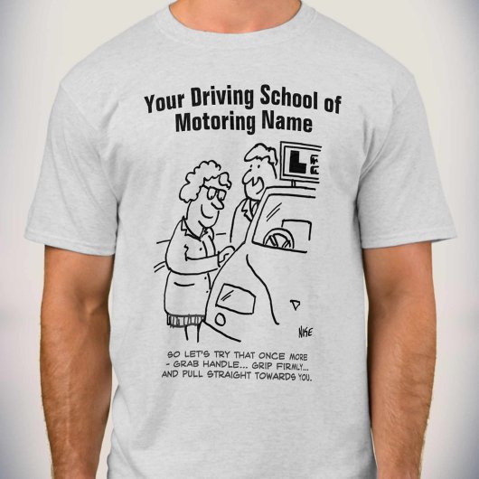 Rijinstructeur Rijschool Leer autorijden T-shirt