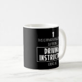 Rijinstructeur rijschool rijbewijs koffiemok (Voorkant rechts)