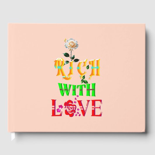 Rijk aan liefde gastenboek (Voorkant)