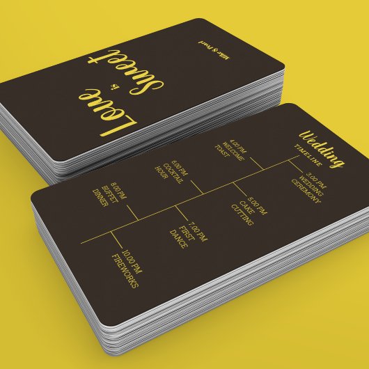 Rijk Gouden in Zwart Huwelijksthema Handwaaier