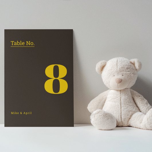 Rijk Gouden in Zwart Huwelijksthema Kaart