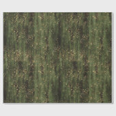 Rijk Groen en Goud Abstract Sparkle Pattern Cadeaupapier (Vlak)