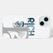 RIJK iPhone Hoesjes Trend Abstract Blauwe Oceaan (Achterkant (horizontaal))