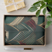 Rijk, levendig en elegant etnisch Afrikaans patroo Tissuepapier (Geschenk)