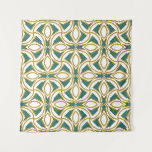 rijk ornament. Sloping naadloos kleurig ornament Wandkleed