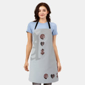 RIJK Schort Abstracte Trend Decor Poederachtig (Gedragen)