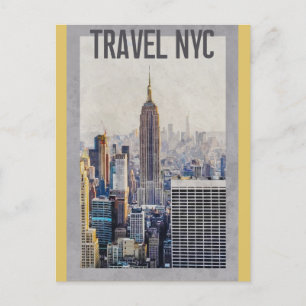 Rijk State Building New York City Travel Briefkaart