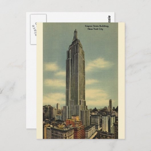  Rijk State Building NYC Briefkaart (Voorkant / Achterkant)