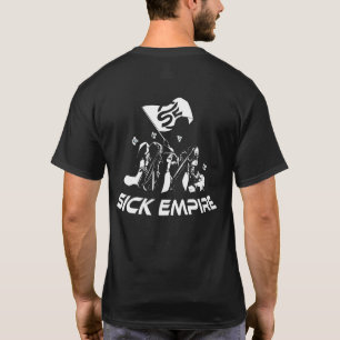 Rijk — T-shirt 3 van de kleine vlag (Mannen zwar