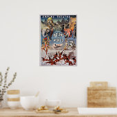  Rijk theater Rond de wereld Poster (Keuken)