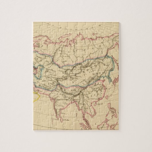 Rijk van de Mongolen Legpuzzel (Verticaal)