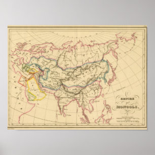 Rijk van de Mongolen Poster