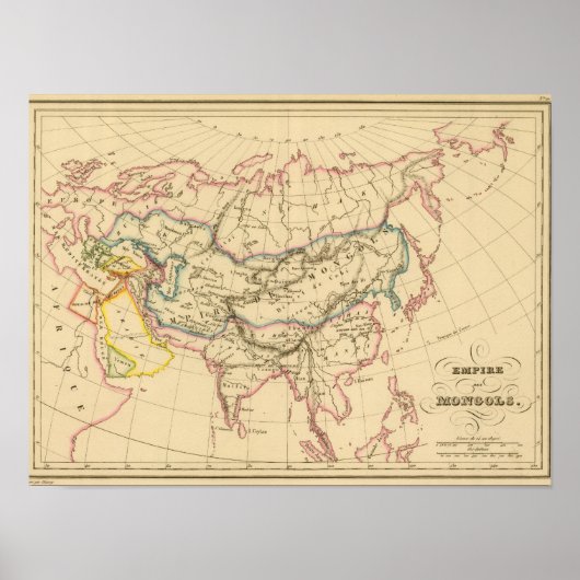 Rijk van de Mongolen Poster (Voorkant)