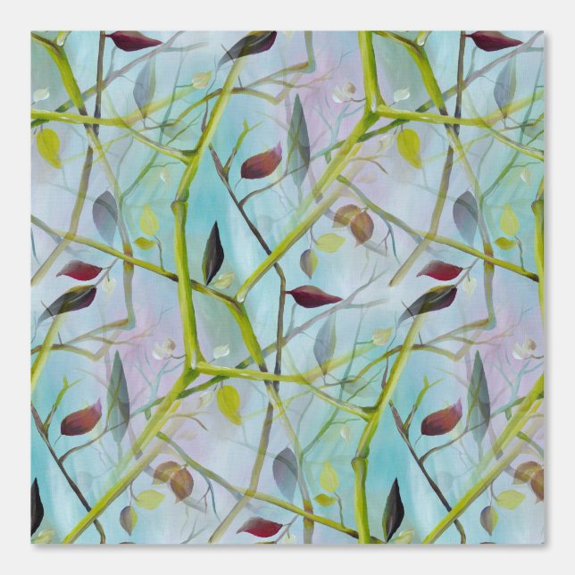 Rijk van Foliage in Groene tinten Behang (Voorkant)