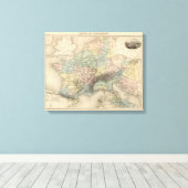 Rijk van Karel de Grote Canvas Afdruk (Insitu (Houten vloer))