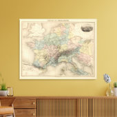 Rijk van Karel de Grote Canvas Afdruk (Insitu (Woonkamer))