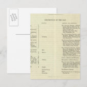 Rijk van Napoleon Bonaparte 1811 AD 2 Briefkaart (Voorkant / Achterkant)