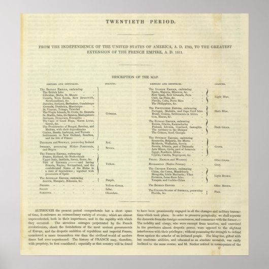 Rijk van Napoleon Bonaparte 1811 AD 2 Poster (Voorkant)