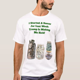 Rijk worden Swear Jar Basic T-shirt