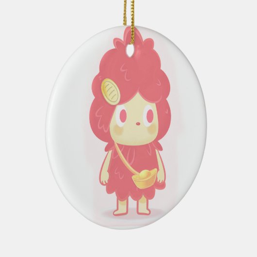 Rijkdom aantrekken keramisch ornament (Rechts)