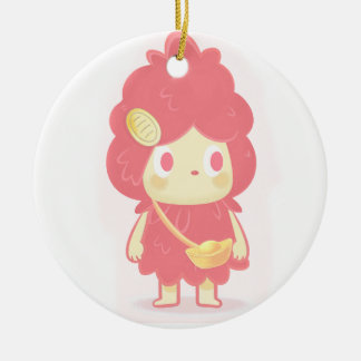 Rijkdom aantrekken keramisch ornament