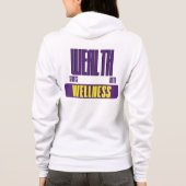 Rijkdom Begint Met Wellness Compound Movement Zip Hoodie (Achterkant)