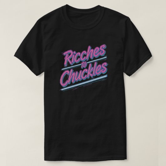 Rijkdom en grinniken t-shirt (Design voorkant)