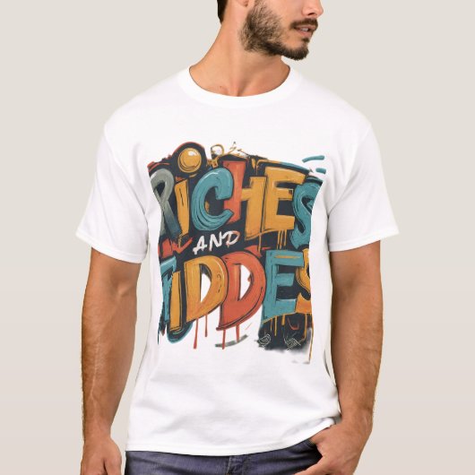 Rijkdom en raadsels t-shirt (Voorkant)