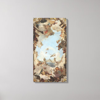 rijkdom en voordelen van de Spaanse monarchie Canvas Afdruk