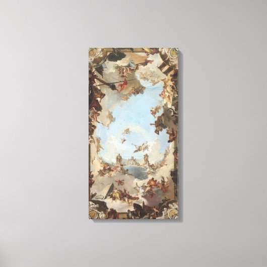 rijkdom en voordelen van de Spaanse monarchie Canvas Afdruk (Voorkant)