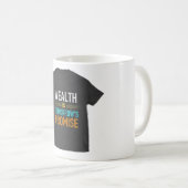 Rijkdom is de belofte van morgen💕💕💕🙋‍🙋‍♀️ ‍ ♀ koffiemok (Voorkant rechts)