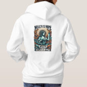 Rijkdom is Hope's bondgenoot Hoodie (Achterkant)