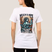 Rijkdom is Hope's bondgenoot Tri-Blend Shirt (Achterkant)