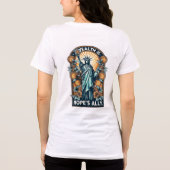 Rijkdom is Hope's bondgenoot Tri-Blend Shirt (Achterkant)