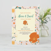 Rijkdom van de lente  uitnodiging (Staand voorkant)