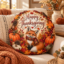 Rijkdom van Herfst Vos Thanksgiving Illustratie
