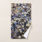Rijkdom van kralenparels bad handdoek (Handdoek)