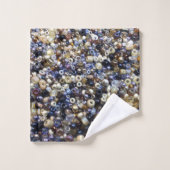 Rijkdom van kralenparels bad handdoek (Wasdoekje)