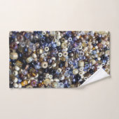 Rijkdom van kralenparels bad handdoek (Handdoek)
