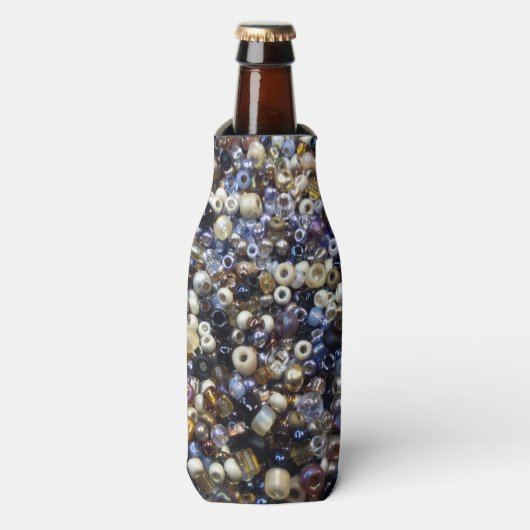 Rijkdom van kralenparels flesjeskoeler (Fles Voorkant)