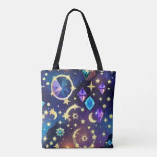 Rijke Alexandriet Saffier Hemelse Maanfasen Tote Bag