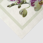 Rijke Bleke Gele Orchideeën Papier Tissue Gifts (Detail)