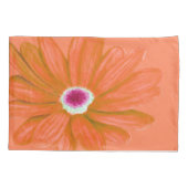 Rijke Bloem in Levendig Rood Kussensloop (Achterkant-Links)